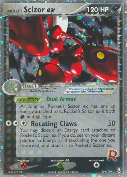 Rockets Scizor ex (101/109) [SP]