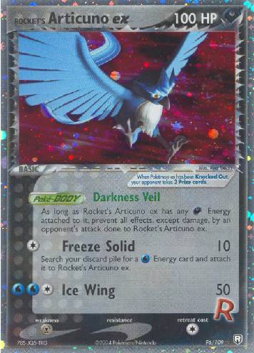 Rockets Articuno ex (96/109) [HP]