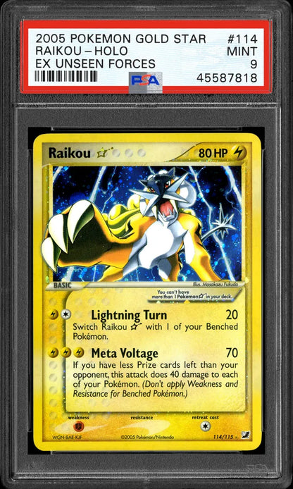 Raikou GoldStar (114/115) [PSA-9]