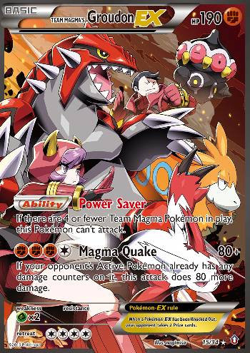 Groudon-EX da Equipe Magma (15/34) [MP+]
