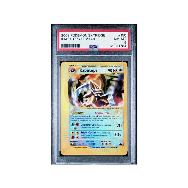 Kabutops (150/144) [NM] [PSA-8]  - MENOS 20% DO 20!!! (PRODUTO COM DEFEITO LER A DESCRIÇÃO!)