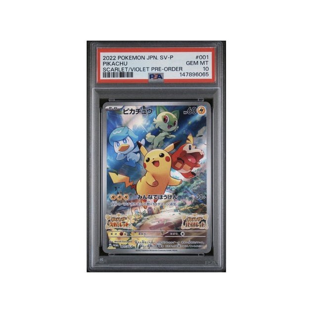 Pikachu (001/∞) [PSA-10]
