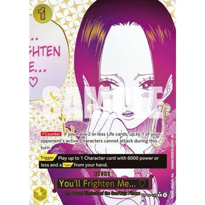 Youll Frighten Me... (Alternate Art) (OP14-118-AA) [NM]
