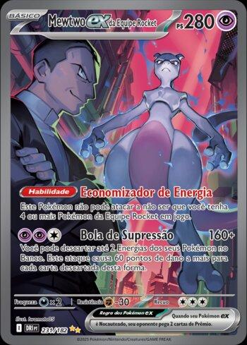 Mewtwo ex da Equipe Rocket (231/182) [SP]