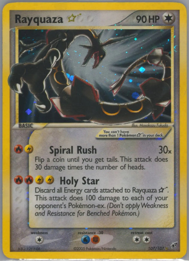 Rayquaza Gold Star (107/107) [HP]