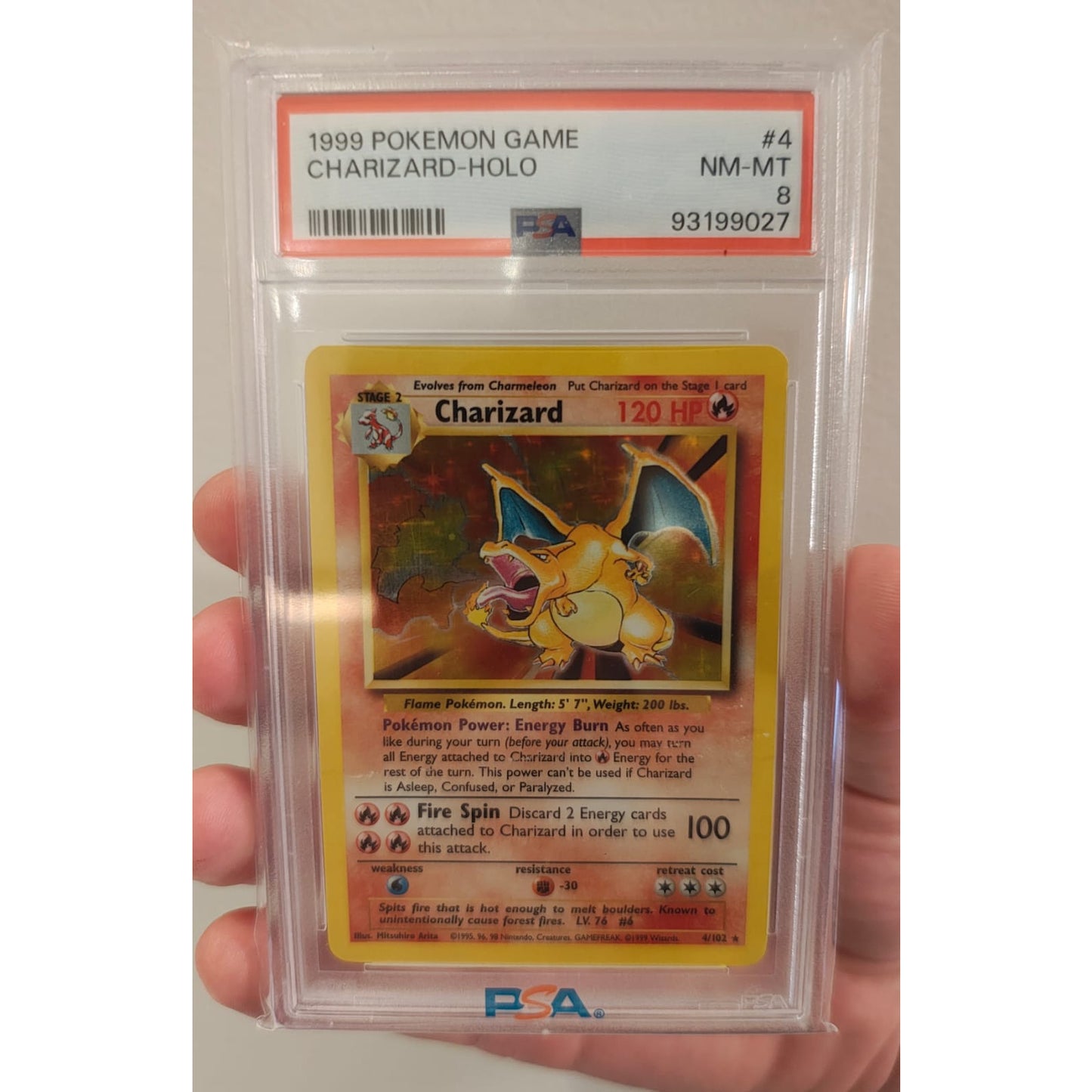 Charizard (4/102) [NM] [PSA-8]