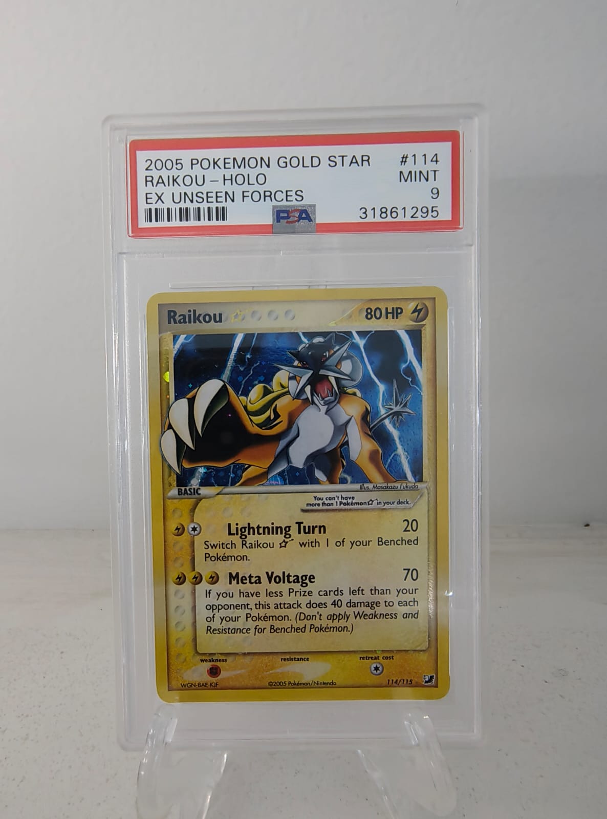Raikou GoldStar (114/115) [PSA-9]