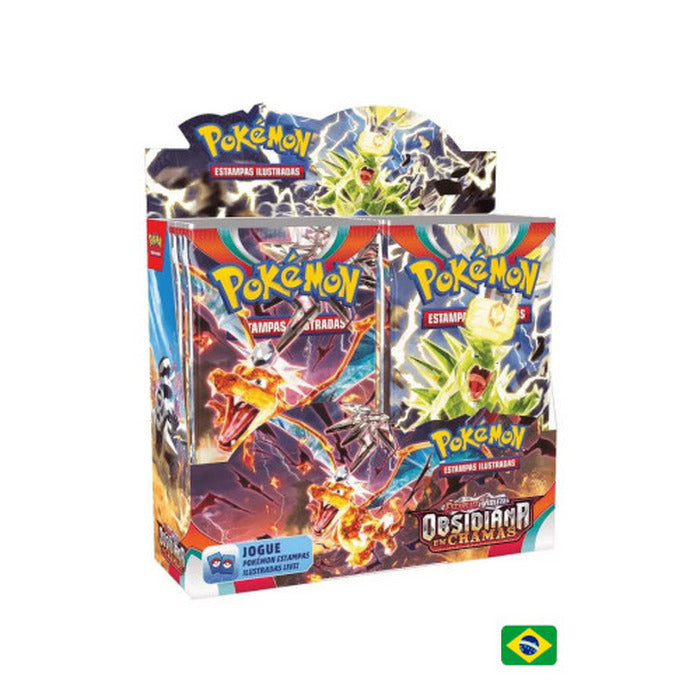 Caixa de Booster - Escarlate e Violeta 3 - Obsidiana em Chamas