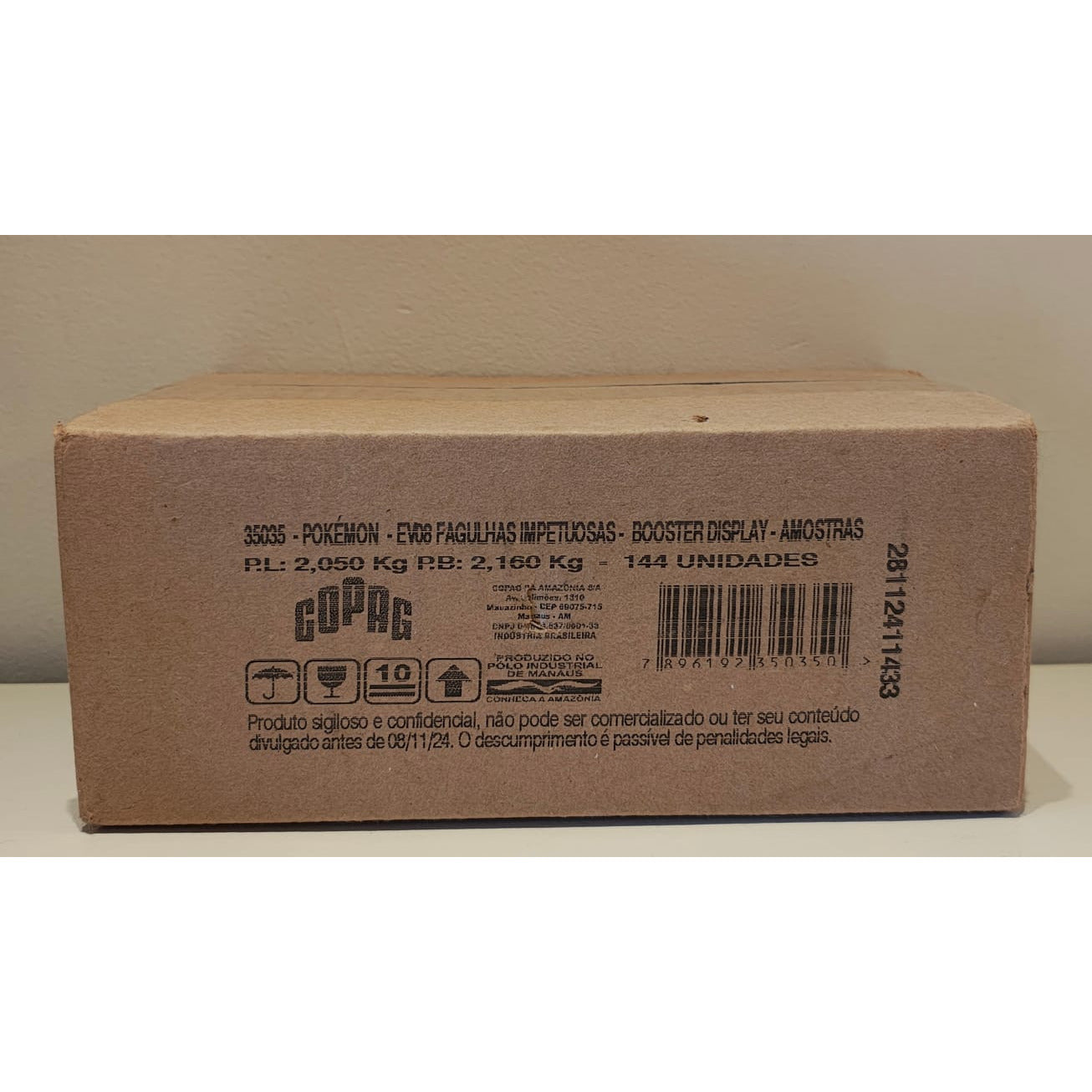 Kit com 4 Caixa de Booster - Escarlate e Violeta 8 - Fagulhas Impetuosas